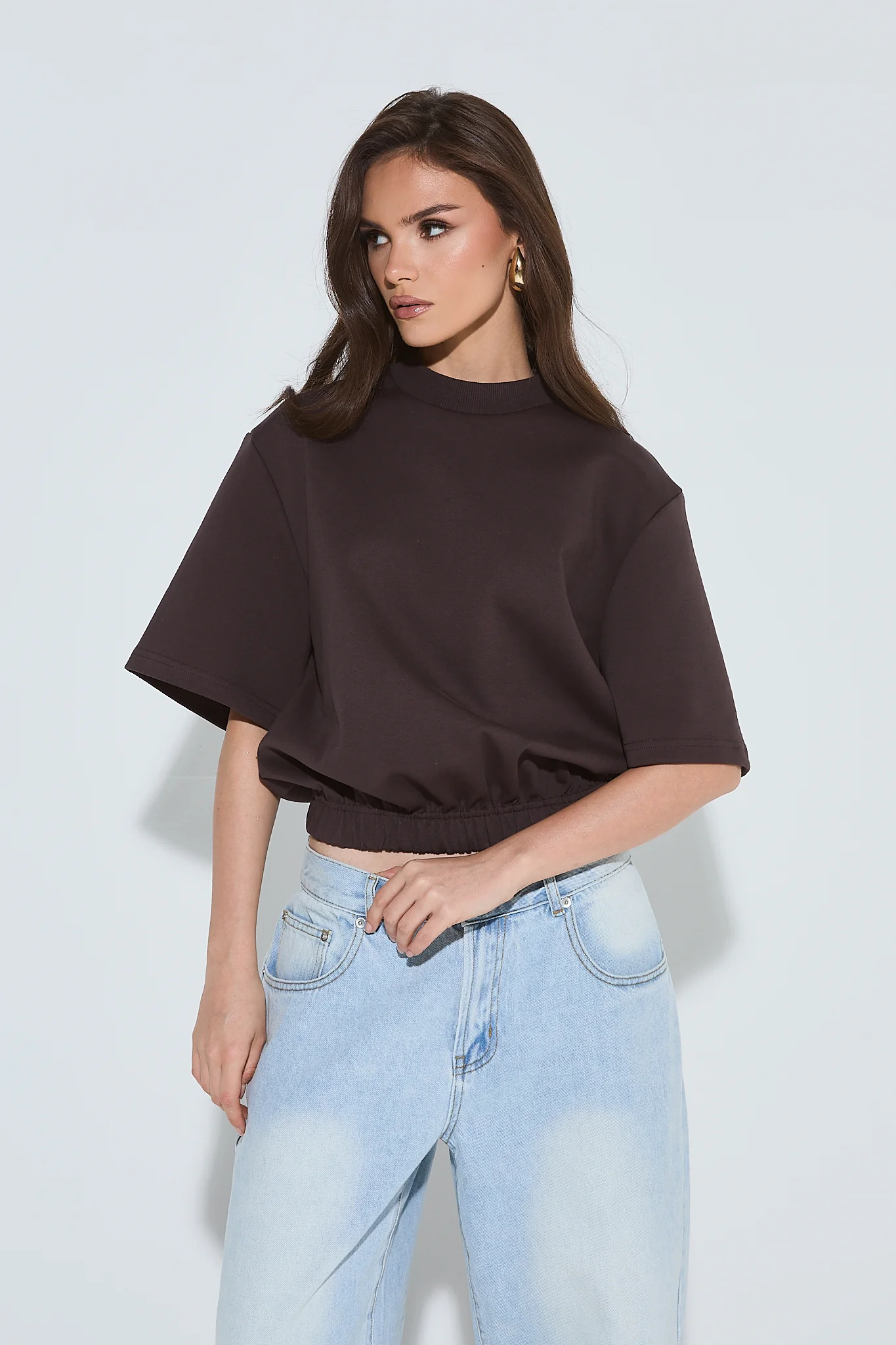 FAE Brown Boxy T-Shirt - Image 3