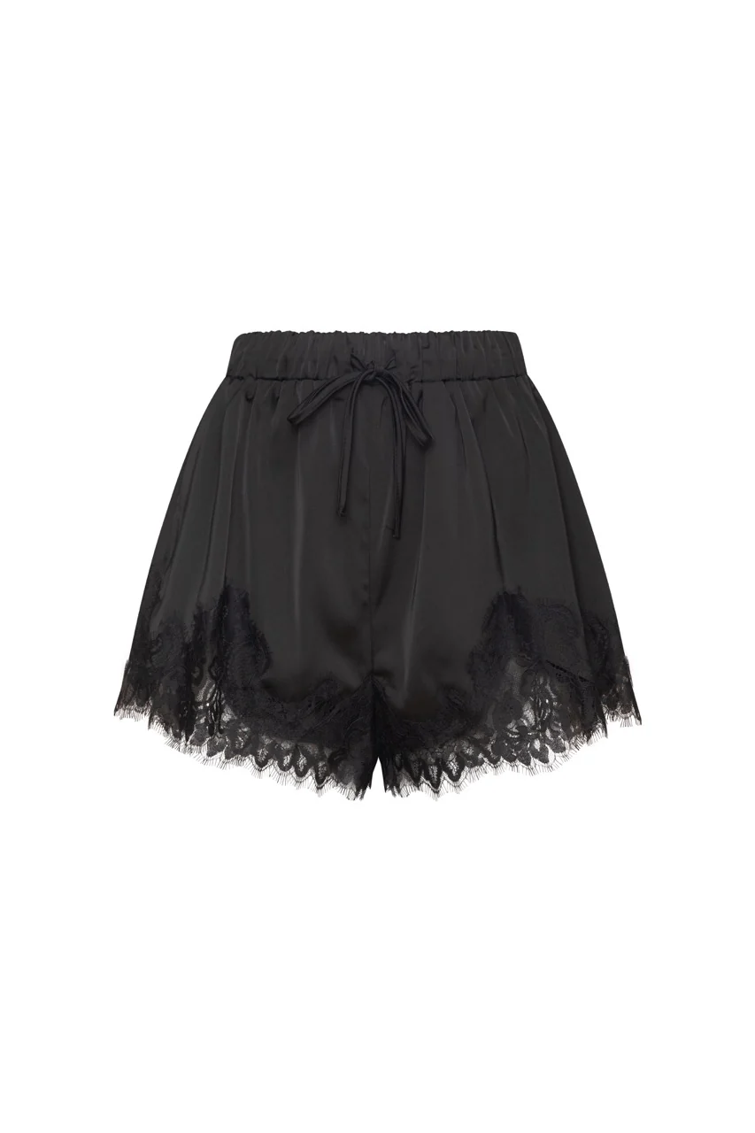 LEOLA Black Lace Shorts - Image 6